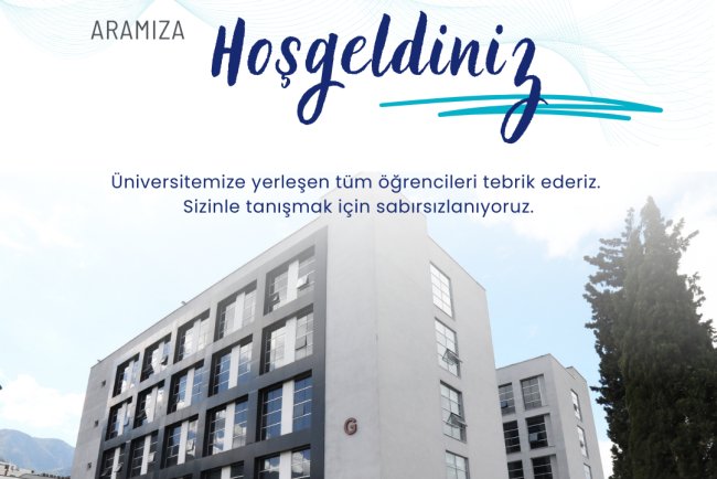 Üniversitemize Hoşgeldiniz!