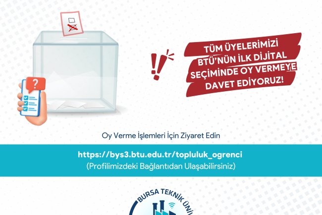 Topluluk Başkanı Seçimi Dijital Oylaması Başladı!