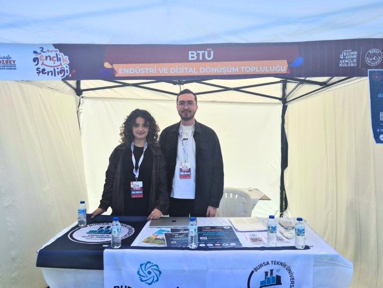 Endüstri ve Dijital Dönüşüm Topluluğu, 2. Bursa Gençlik Şenliği’nde Yoğun İlgi Gördü